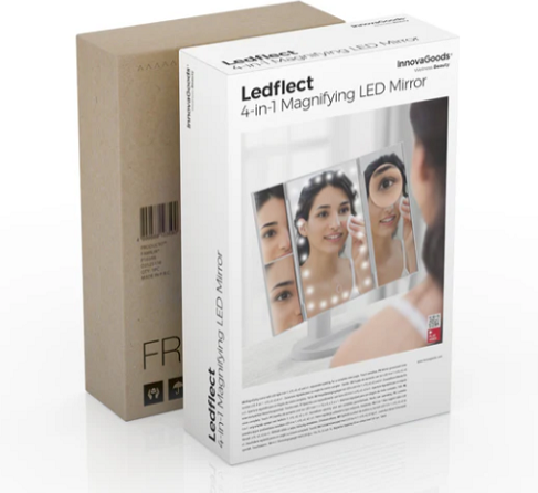 מראת איפור והגדלה LED – תמונה 5