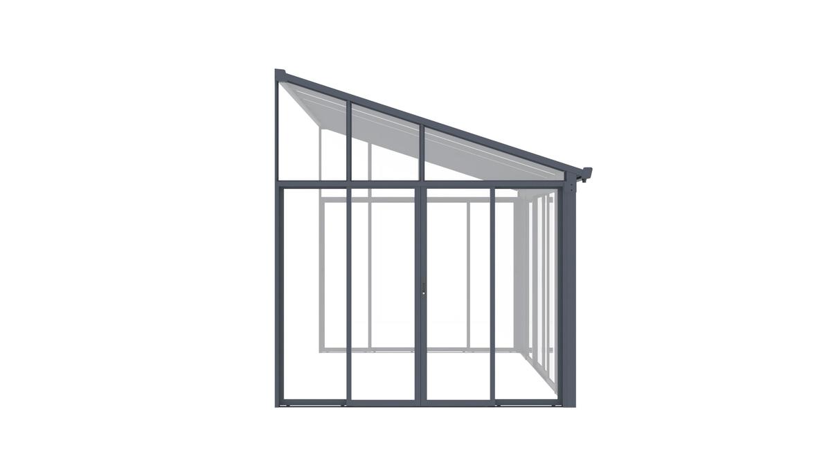 פרגולה אלומיניום סגורה דגם Garden Top - MANDY A – תמונה 7