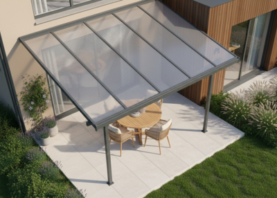 פרגולה אלומיניום דגם Garden Top -Bruce A