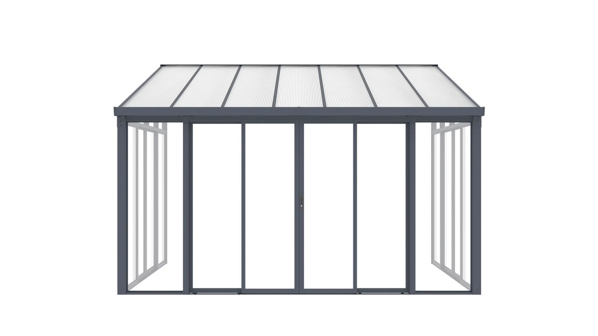 פרגולה אלומיניום סגורה דגם Garden Top - MANDY A – תמונה 4