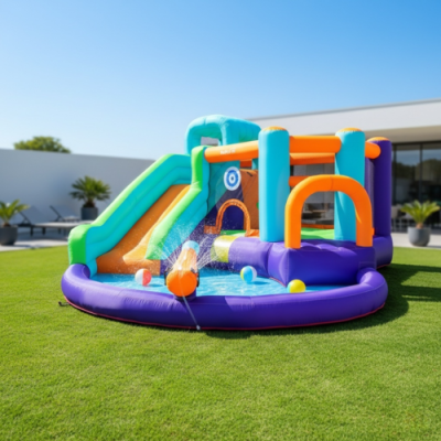 מתקן מתנפח עם מגלשה דגם A83003 מבית