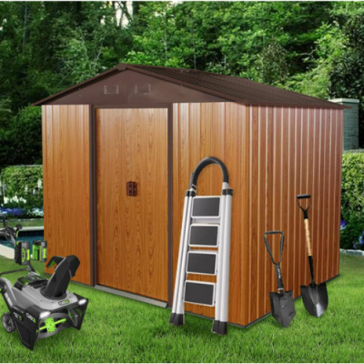 מחסן ברזל גויה מידות Garden Top 143X095 מחסן מתכת עמיד בכל תנאי מזג האויר