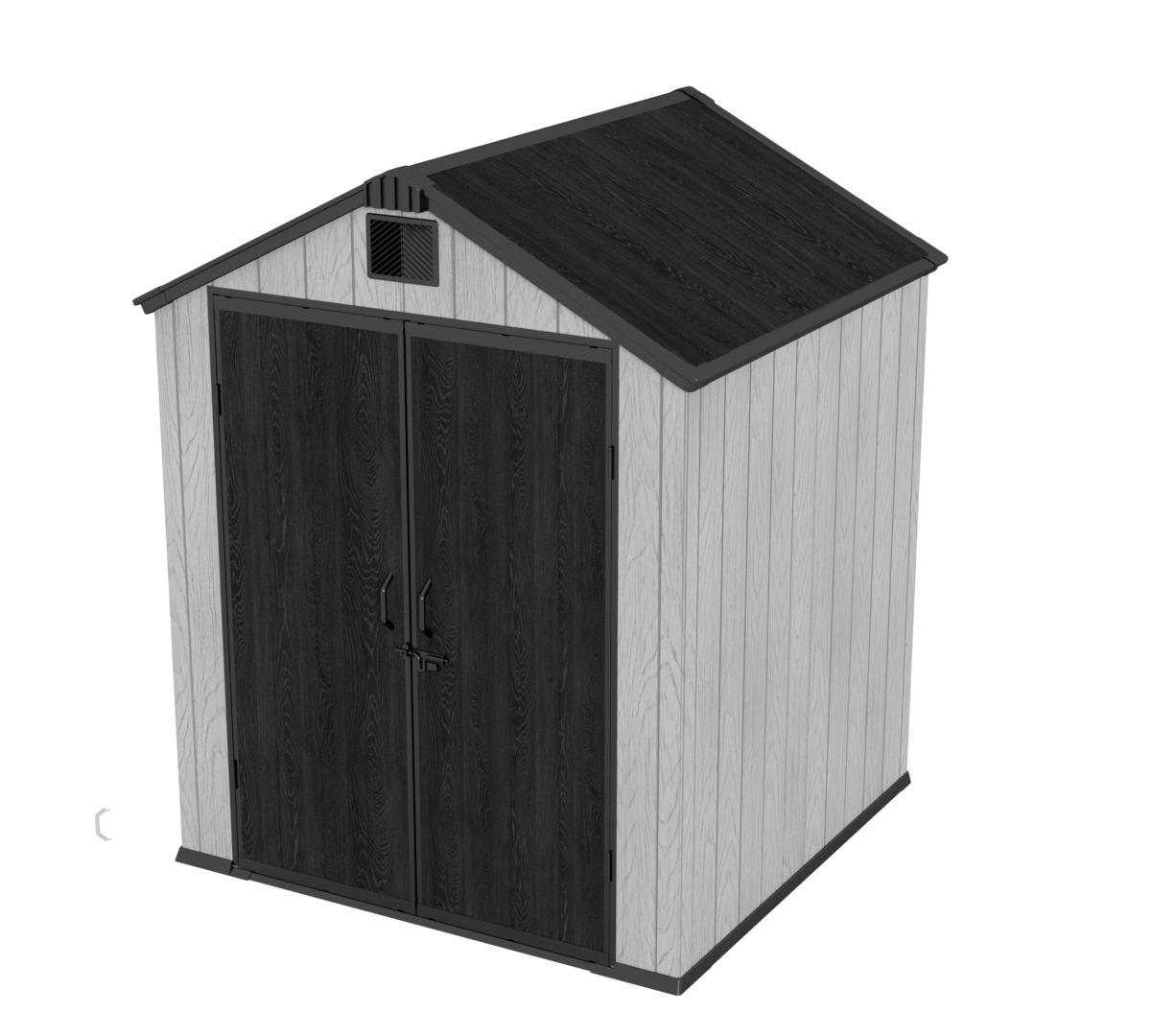 מחסן פלסטיק KingCenter 6X6 PRO – תמונה 3