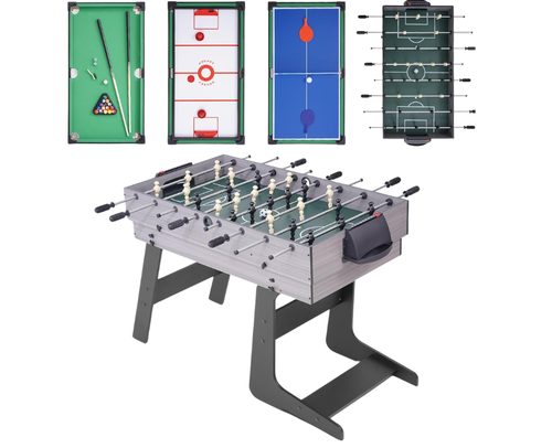 שולחן משחקים רב תכליתי 4 ב1 דגם מייקל – תמונה 1
