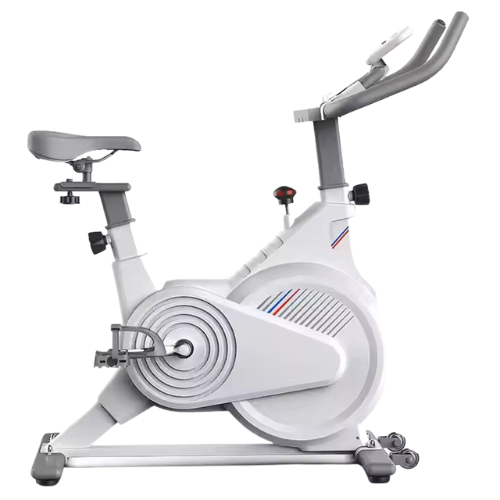 אופני ספינינג עם גלגל תנופה 5KG לבן – תמונה 1