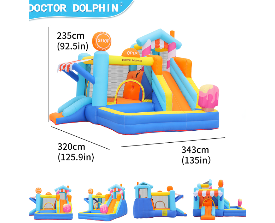 מתקן מתנפח עם מגלשה דגם DD-72010 מבית – תמונה 5