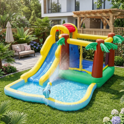 מתקן מתנפח עם מגלשה דגם NT-063118J מבית