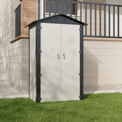 מחסן ברזל 277X191 Garden Top מחסן חצר עם 5 שנות אחריות