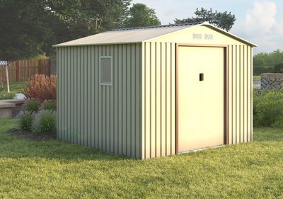 מחסן מתכת לגינה Garden Top במידות 277X255 ס"מ