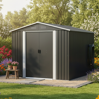 מחסן מתכת דגם Garden Top 236X303 YX108