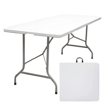 שולחן מתקפל 1.80 מטר חזק במיוחד – דגם Ultra-Strong רחב ומרווח