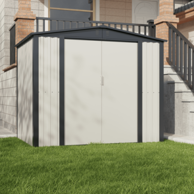 מחסן ברזל 277X191 Garden Top מחסן חצר עם 5 שנות אחריות