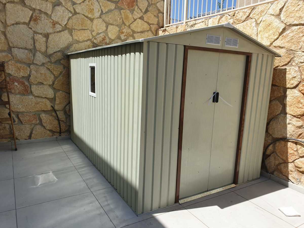מחסן מתכת לגינה Garden Top דגם 213X319 – תמונה 7