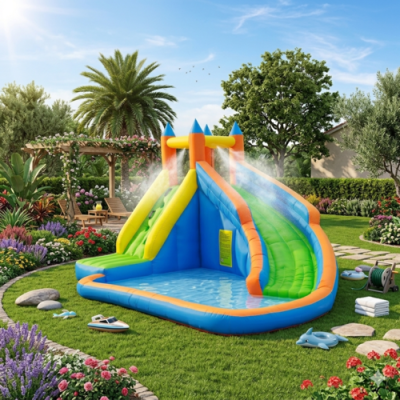 מתקן מתנפח עם מגלשה דגם NT-063009 מבית