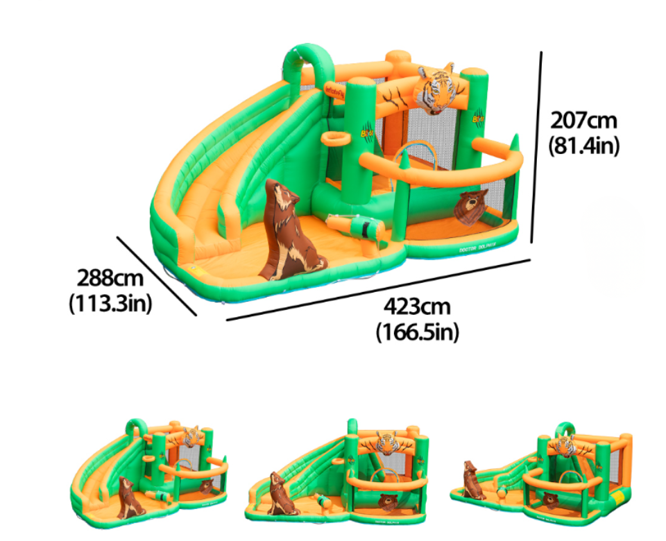 מתקן מתנפח עם מגלשה דגם DD-73075 מבית – תמונה 6