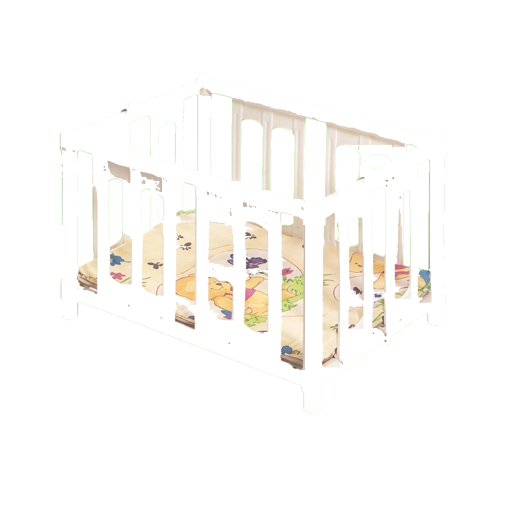 עריסת פלסטיק מתקפלת לבובה מבית Olibaby
