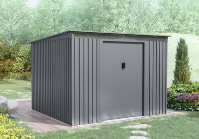 מחסן מתכת לגינה 213X127 Garden Top מחסן חצר עם 5 שנות אחריות