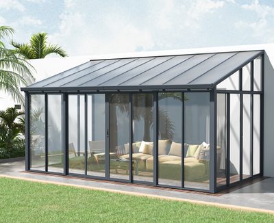 פרגולה אלומיניום סגורה דגם Garden Top - MANDY B