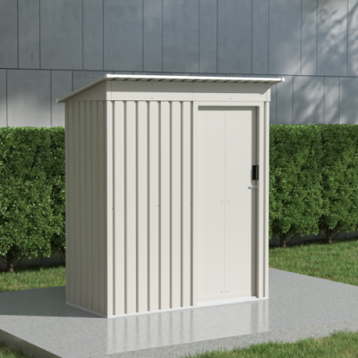 מחסן מתכת לגינה 213X127 Garden Top מחסן חצר עם 5 שנות אחריות