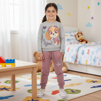 סט פוטר בנות סקאי אפור