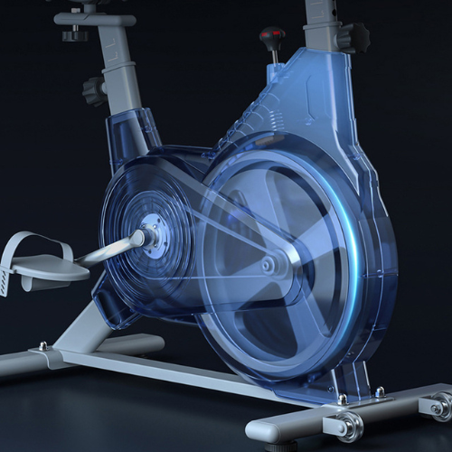 אופני ספינינג עם גלגל תנופה 5KG לבן – תמונה 6
