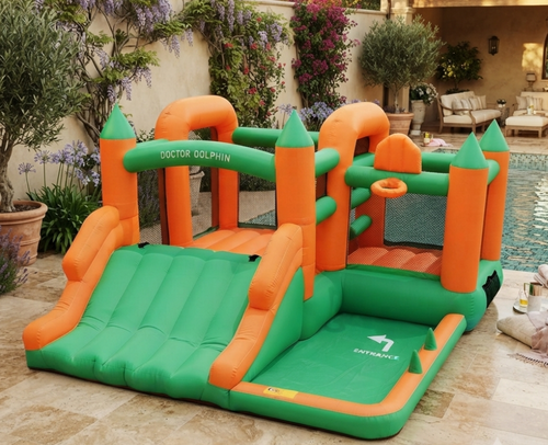 מתקן מתנפח עם מגלשה דגם DD-72064 מבית – תמונה 1
