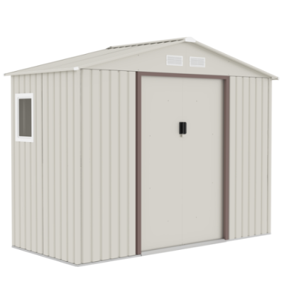 מחסן ברזל 277X191 Garden Top מחסן חצר עם 5 שנות אחריות