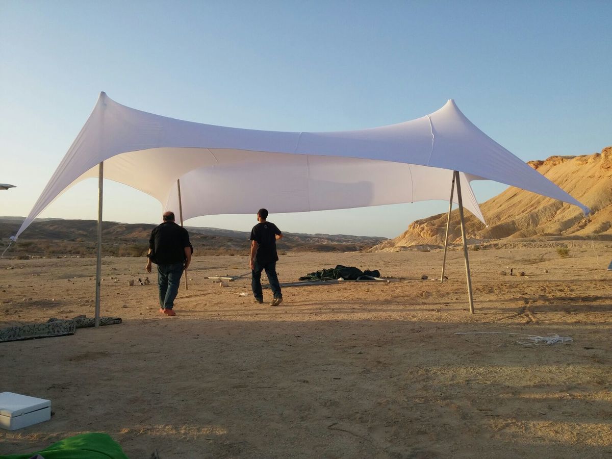 בד ציליית לייקרה לבנה 6x6 – תמונה 4