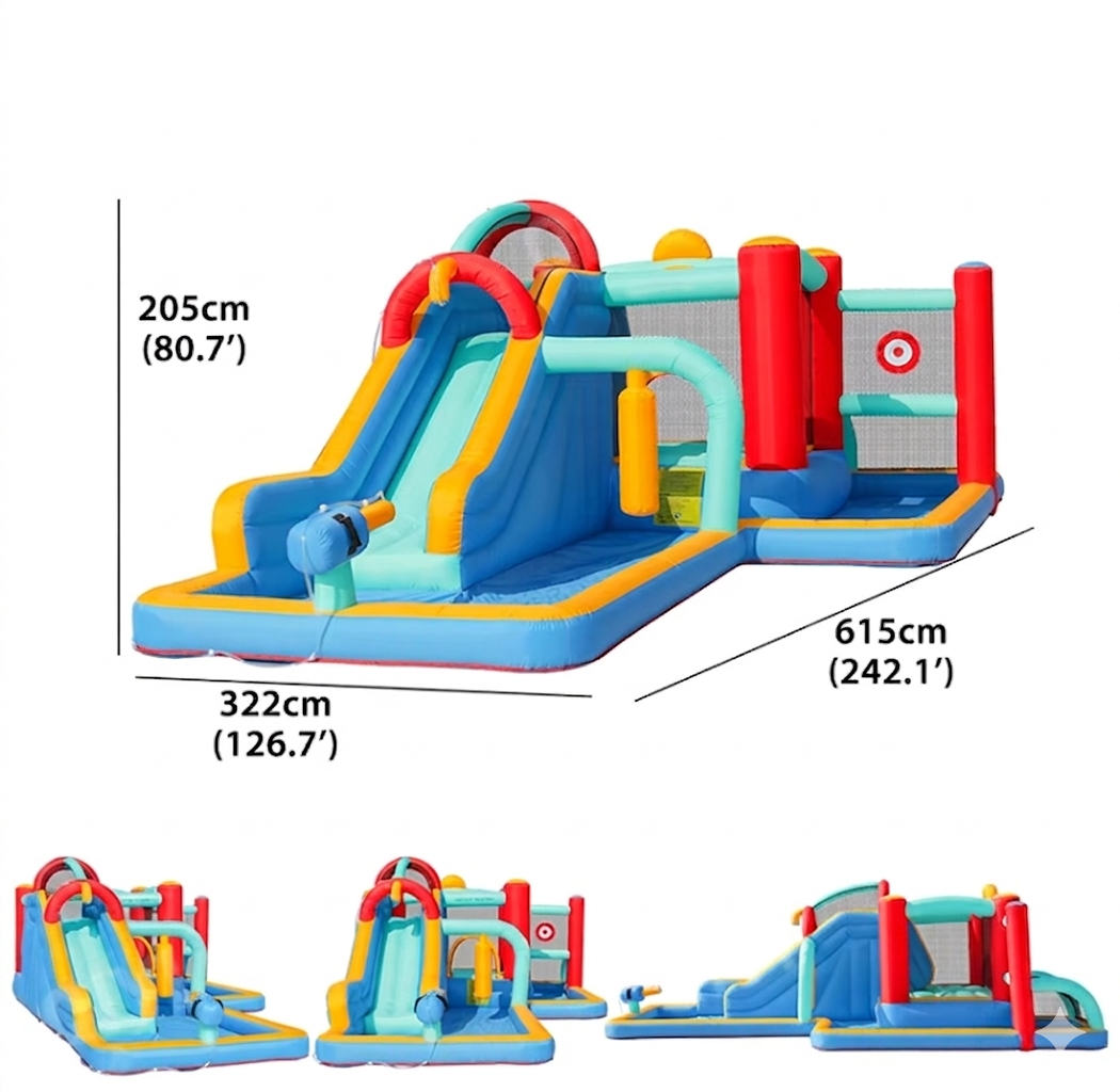 מתקן מתנפח עם מגלשה דגם DD-73021 מבית – תמונה 6