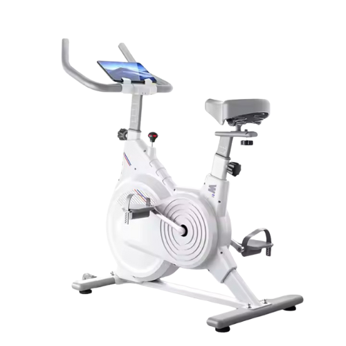 אופני ספינינג עם גלגל תנופה 5KG לבן – תמונה 4