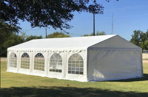 אוהל 5X12 לאירועים פרמיום מחוזק PVC – תמונה 1