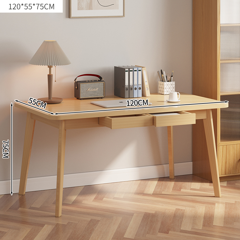 שולחן מחשב מעוצב דגם סתו עם 2 מגירות – תמונה 3
